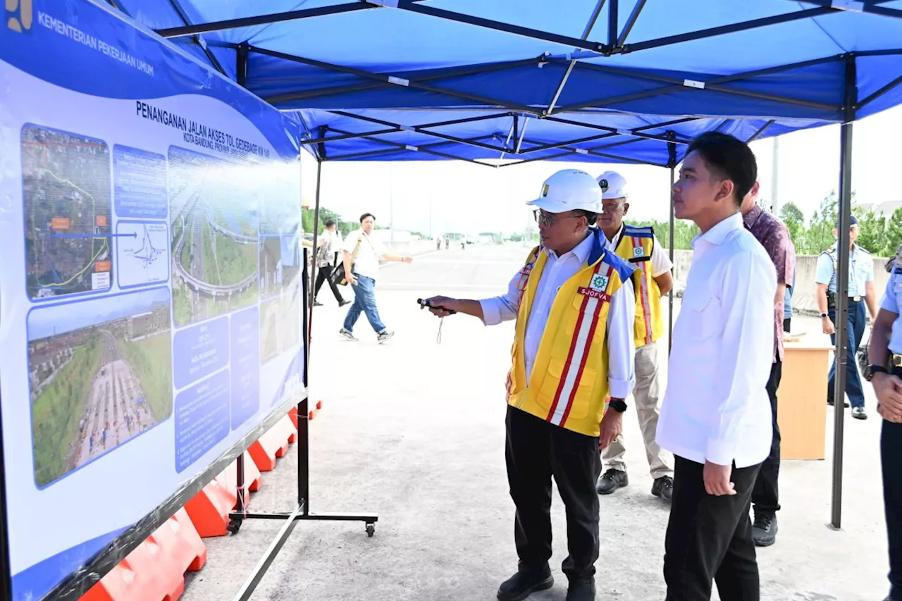 Wapres cek kesiapan akses Nataru di Tol KM 149 Gedebage Bandung