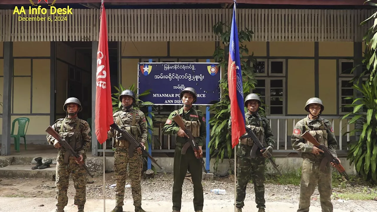 An ethnic armed group in western Myanmar claims to have captured a major regional army headquarters