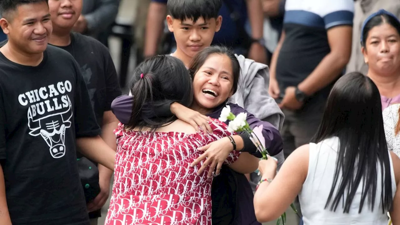 Filipina Woman Released from Indonesian Death Row Arrives in Manila