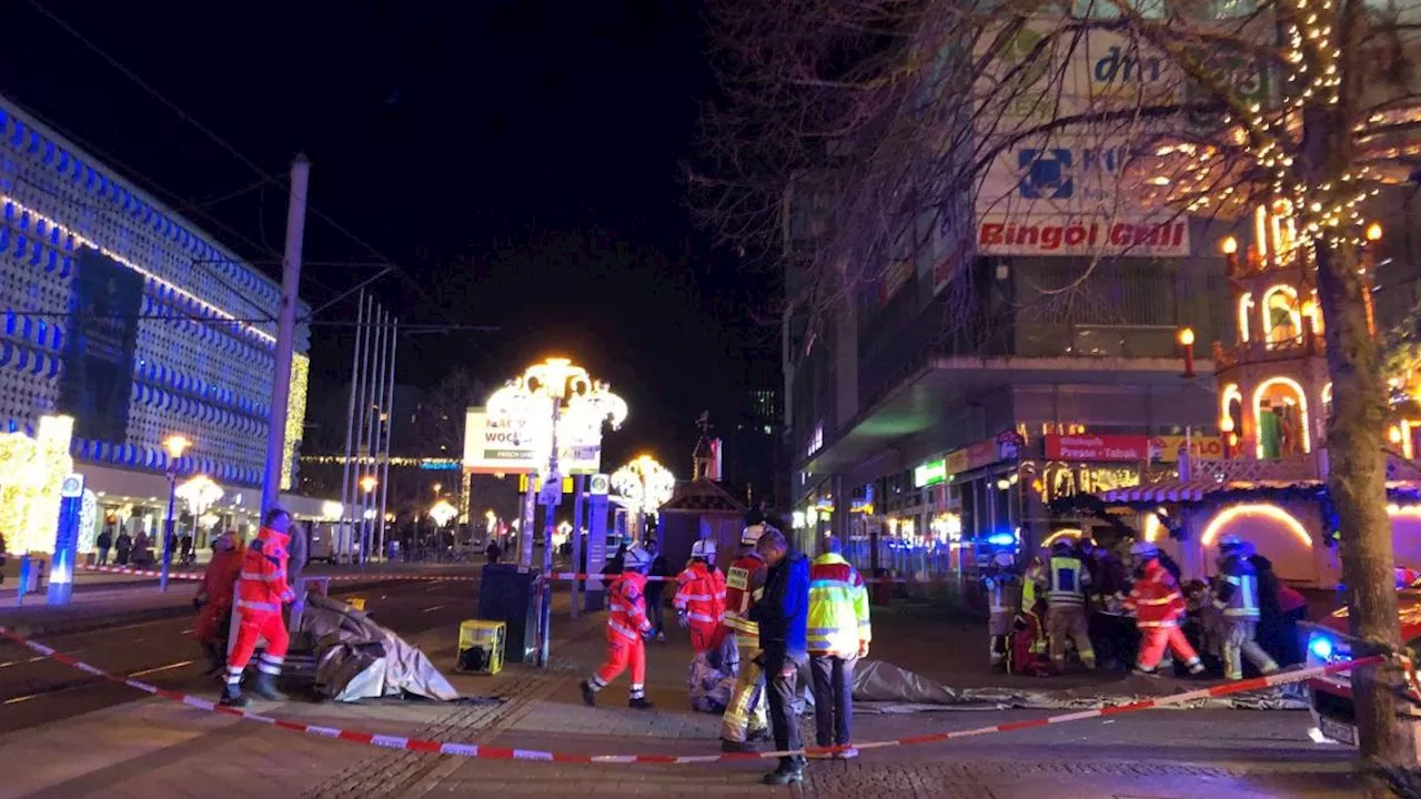 Live-Ticker: Auto fährt in Magdeburg in Weihnachtsmarkt – zahlreiche Tote befürchtet