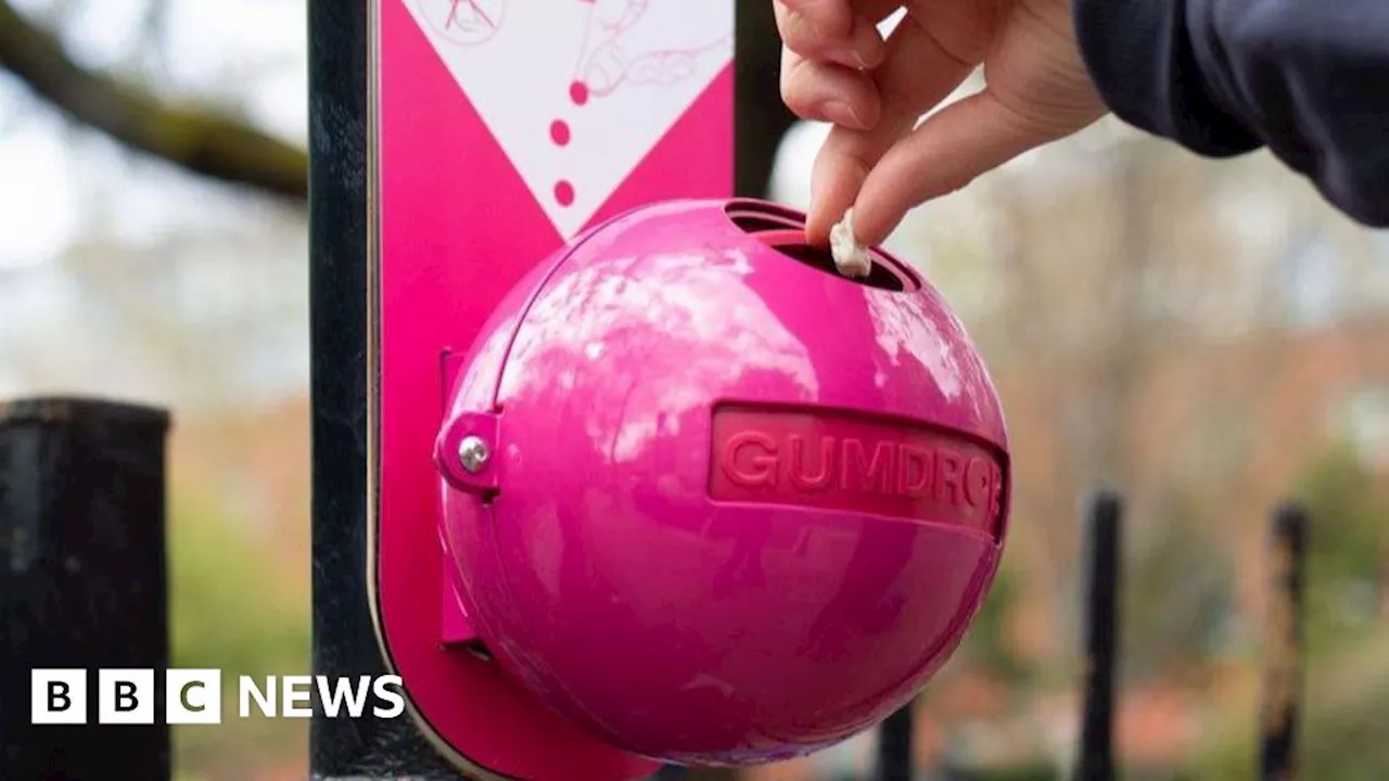 Chewing Gum Bins Installed at Train Stations to Reduce Litter and Promote Recycling