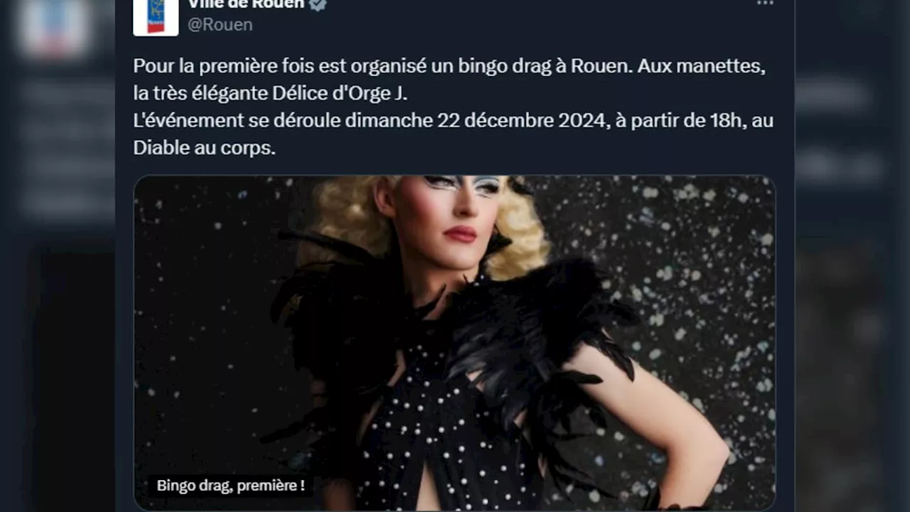 'Une soirée festive': la ville de Rouen organise pour la première fois un bingo drag