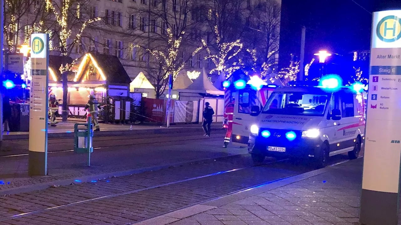 Magdeburg: Terroranschlag auf Weihnachtsmarkt! Verletzte und Tote