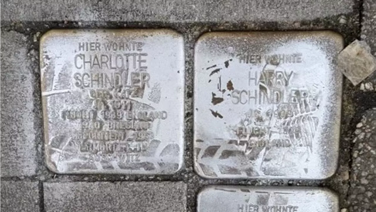 Beschmierte Stolpersteine: Jugendliche übernehmen Reinigung