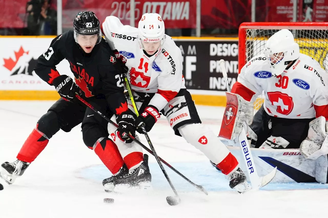 Cowan Hat Trick Leads Canada to 7-1 Win Over Switzerland in Pre-Tournament Game