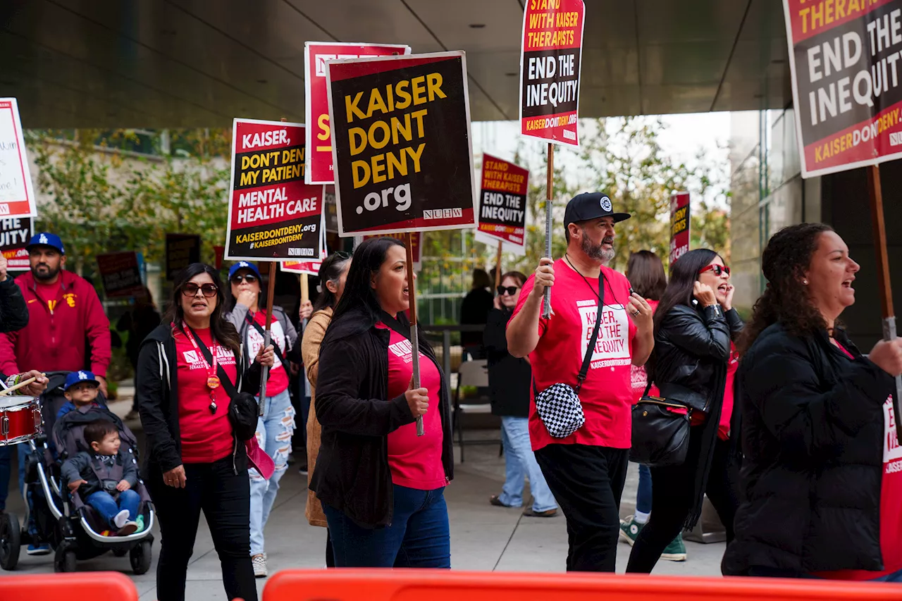 ‘I have no safety net’: Mental health patients anxious as Kaiser SoCal strike hits week 10