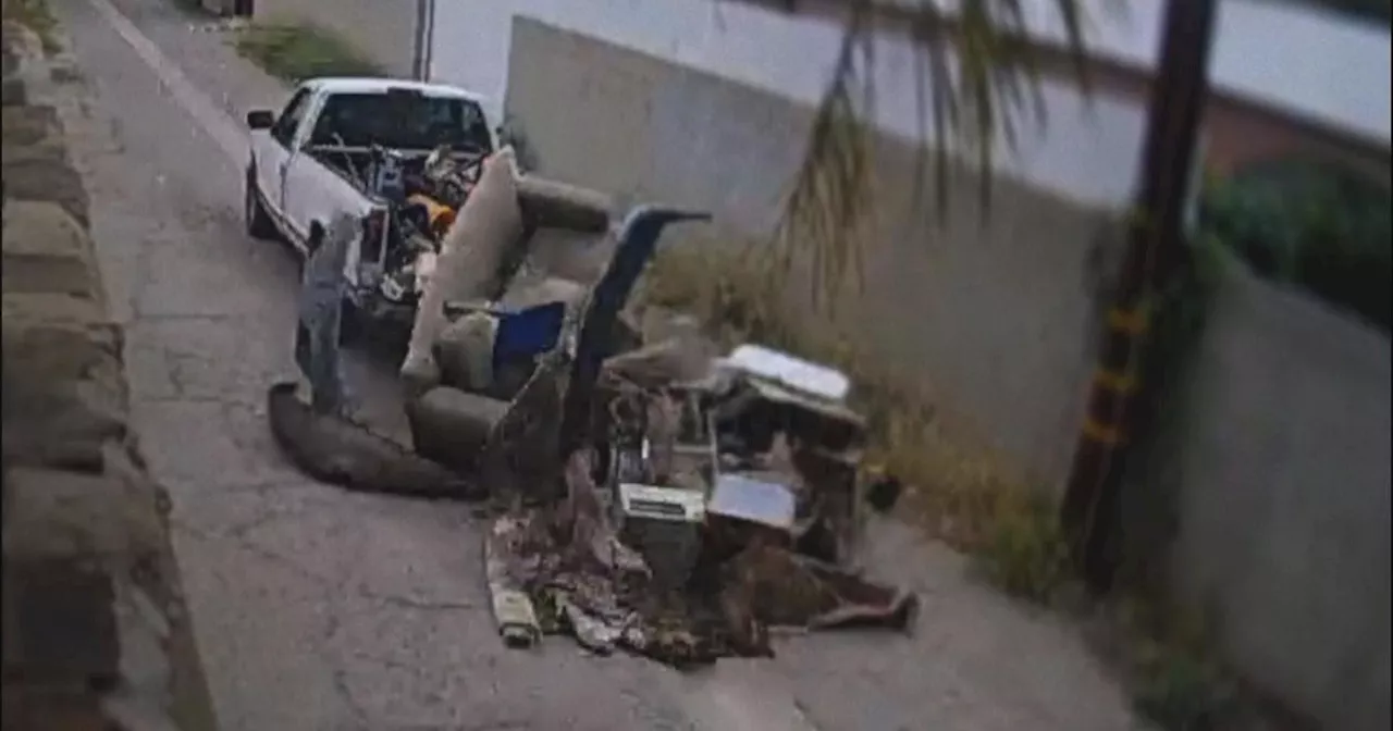 Videos capture frustration with illegal dumping in Los Angeles