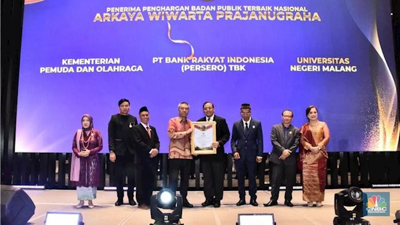 BRI Raih Penghargaan Keterbukaan Informasi Publik 2024