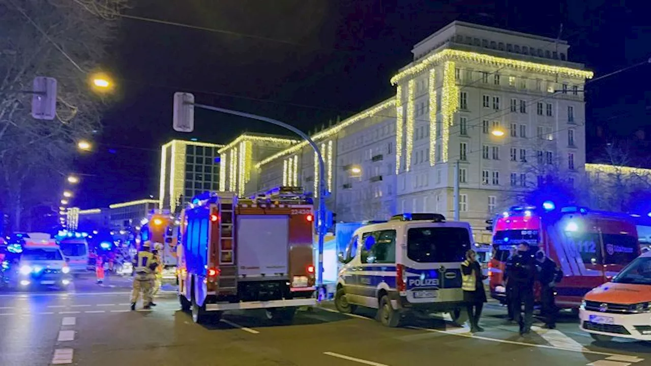 At least 2 dead and dozens injured in attack on German Christmas market, authorities say