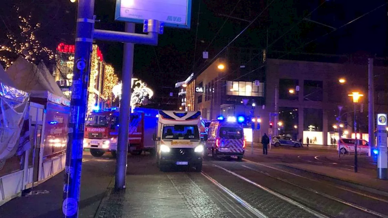 At least one dead after car plows into German Christmas market, public broadcaster says