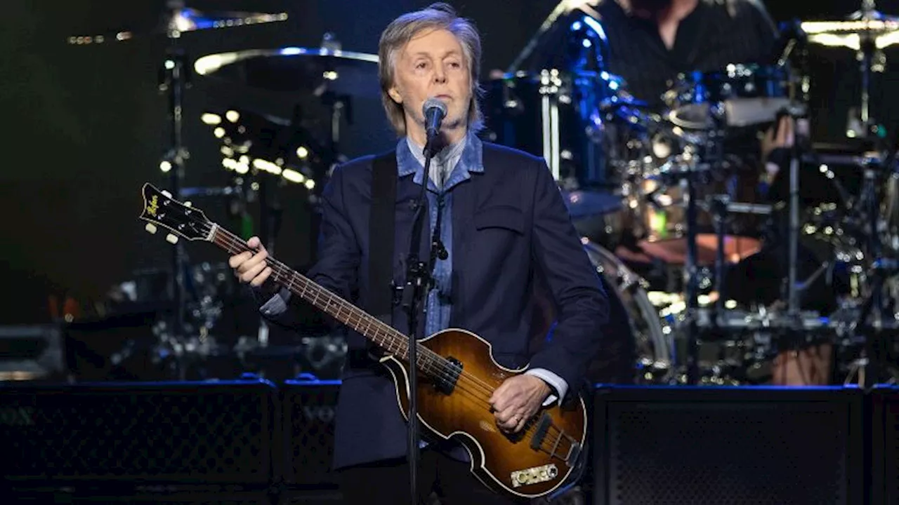 Ringo Starr and Paul McCartney reunited on stage to play Beatles’ classics