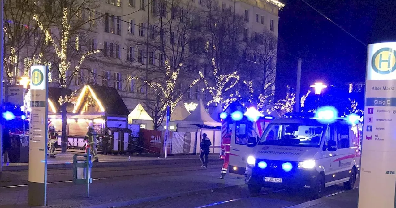 Person drives into a group of people at a Christmas market in Germany