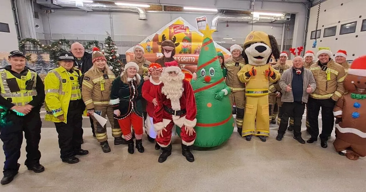 Ayrshire fire stations spread Christmas cheer with special Santa visits