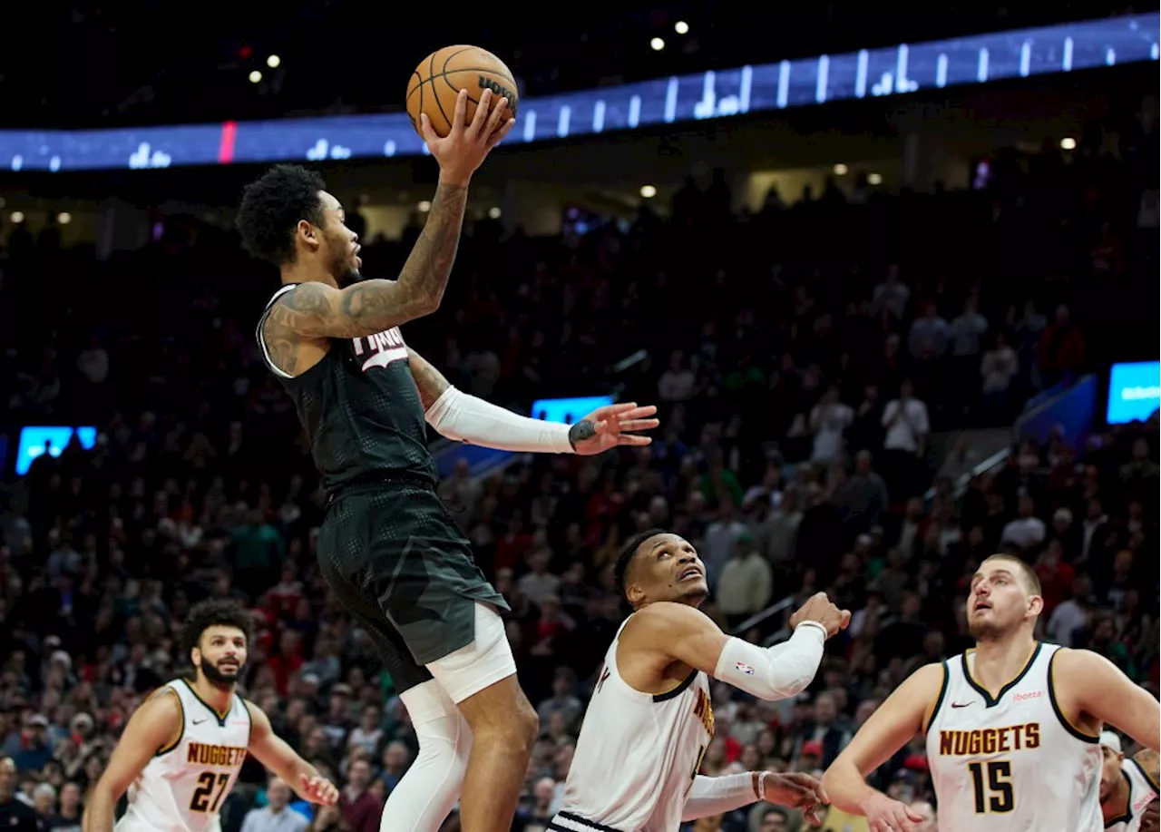 Simons' Buzzer-Beater Sinks Nuggets in Portland