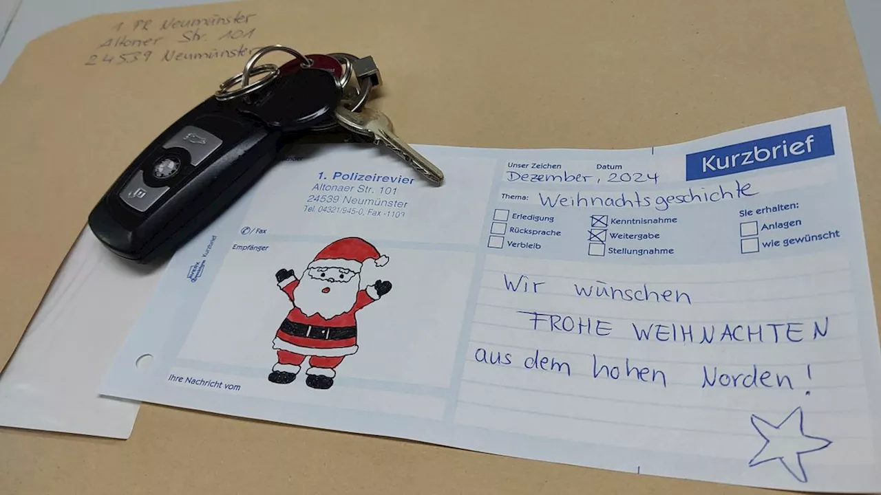 Schlüsselbund-Reise endet mit Weihnachtsgrüßen aus dem hohen Norden