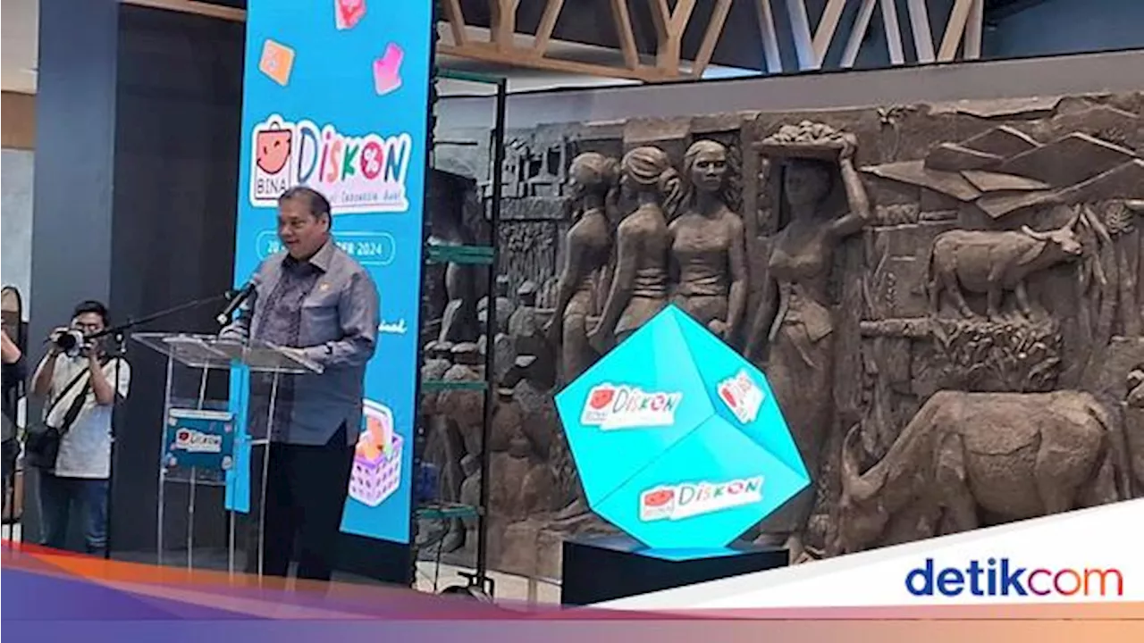 BINA Diskon Bidik Transaksi Rp 20 T, Airlangga: Penghematan Devisa Belanja