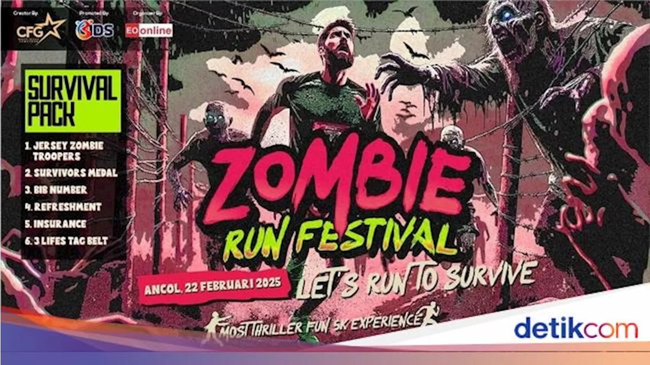 Tantang Dirimu Hingga Garis Finish di Jakarta Zombie Run Festival 2025