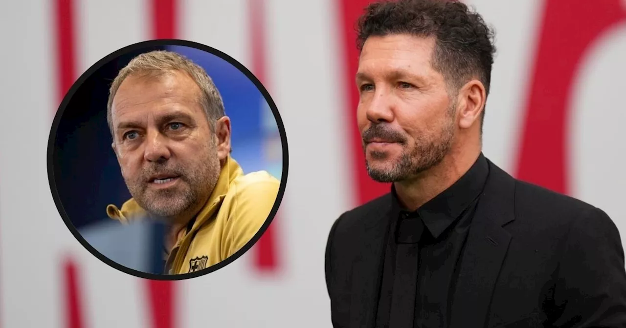 El tremendo elogio de Hansi Flick al Cholo Simeone: 'Es increíble...'