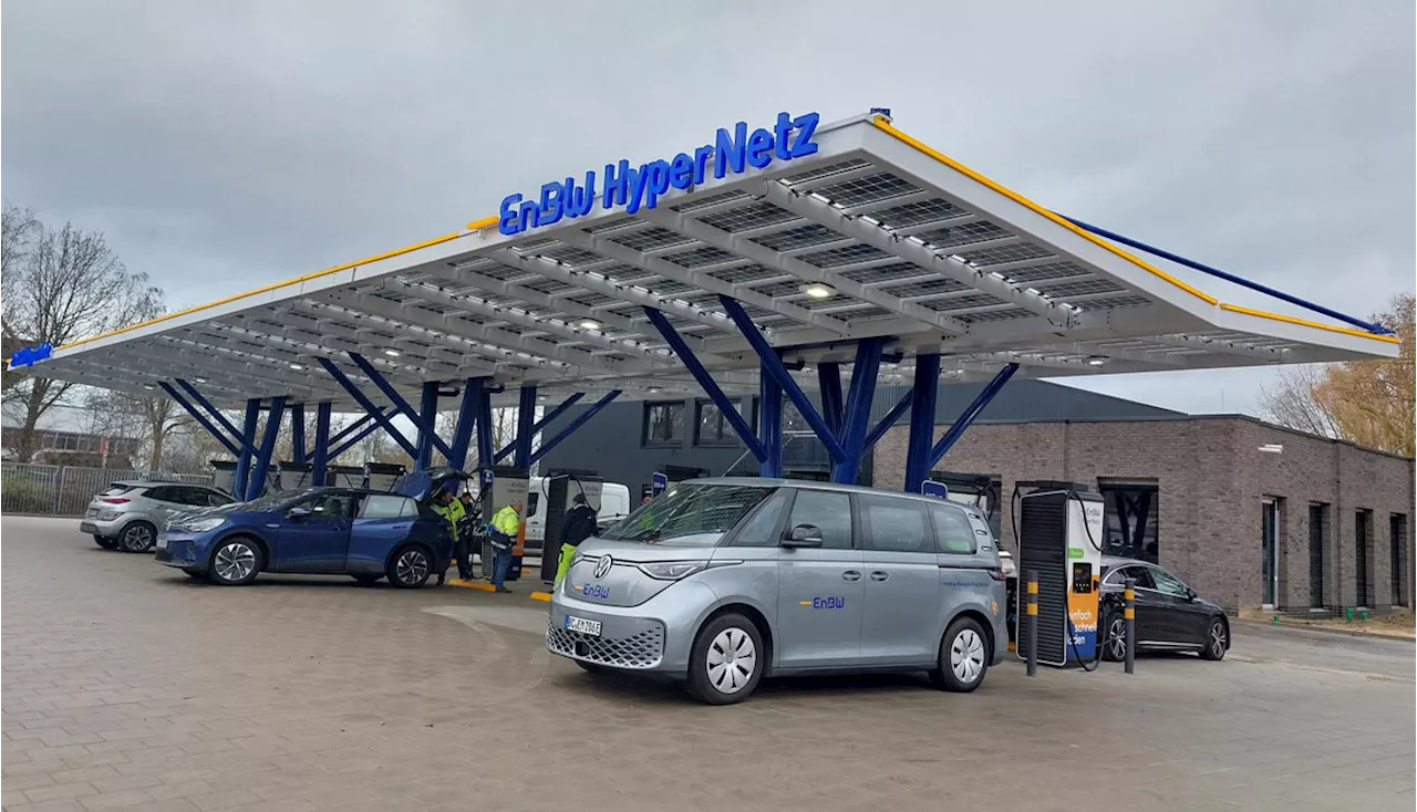 EnBW: Neuer Schnellladepark an der A1 mit Batteriespeicher als Pilotprojekt