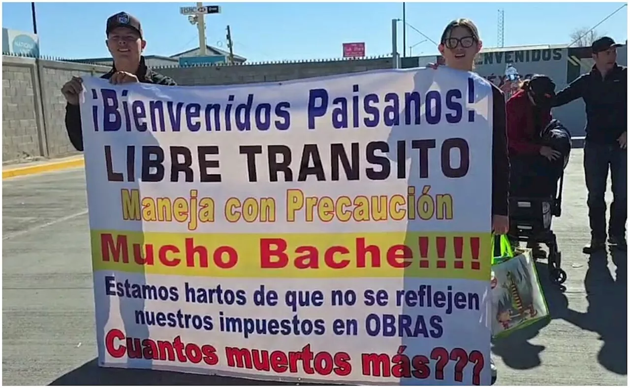 Familia LeBarón y habitantes de Chihuahua protestan por mal estado de las carreteras; dan paso libre a ciudadanos