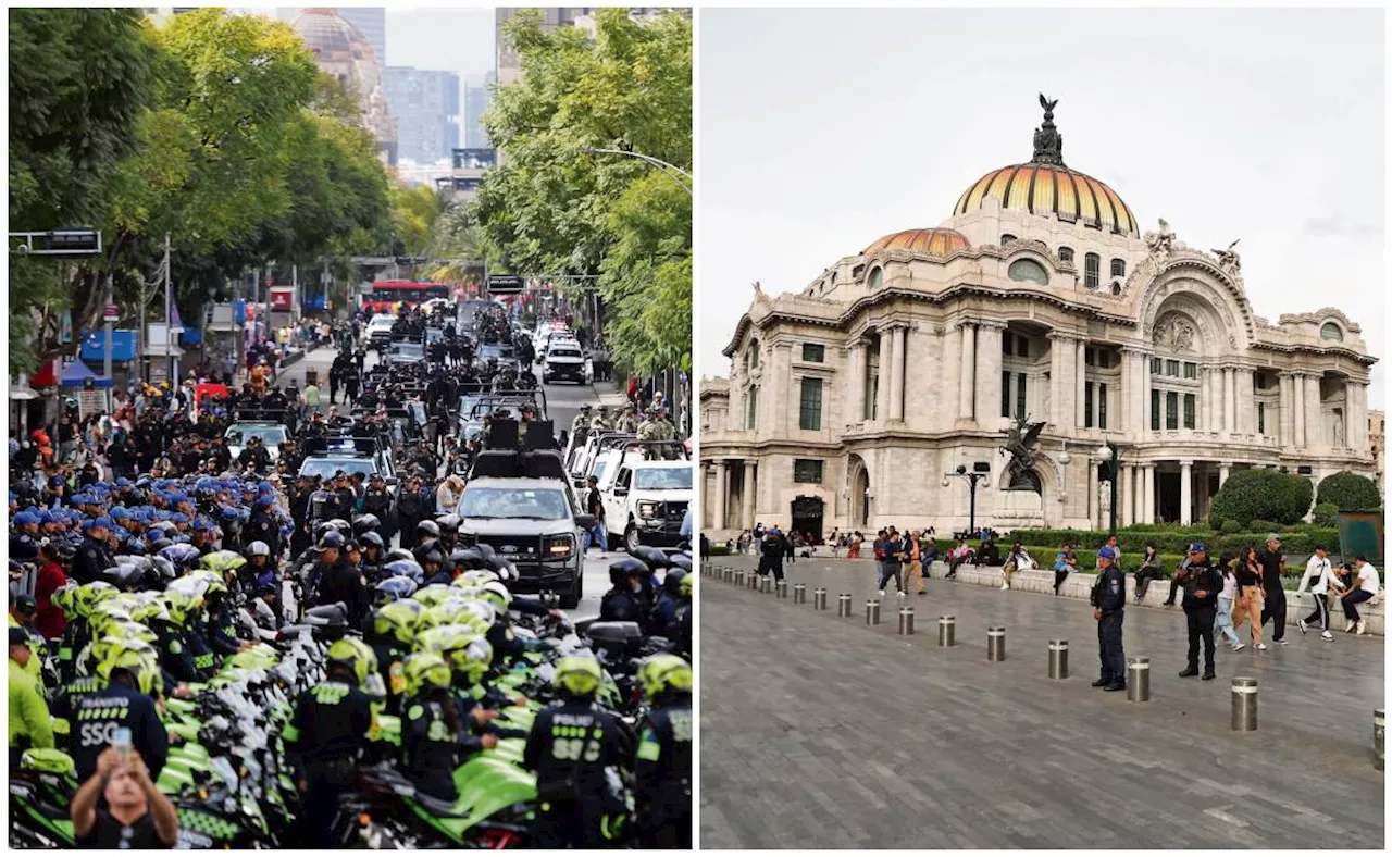 Retiran a los ambulantes de la explanada de Bellas Artes