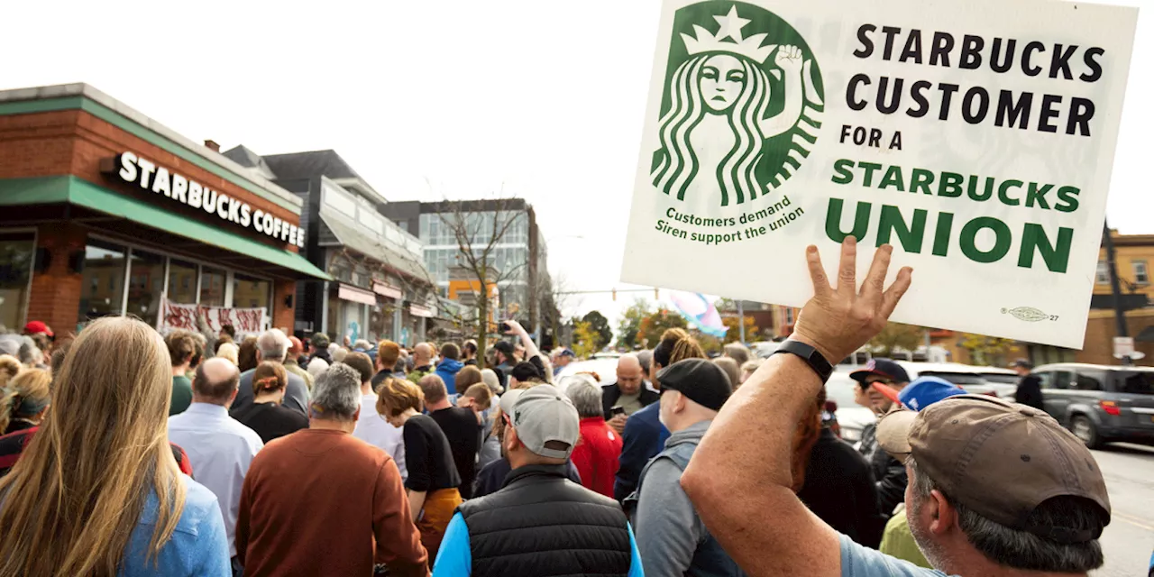 Baristas sindicalizados de Starbucks entran en huelga en EU que podría durar hasta Navidad