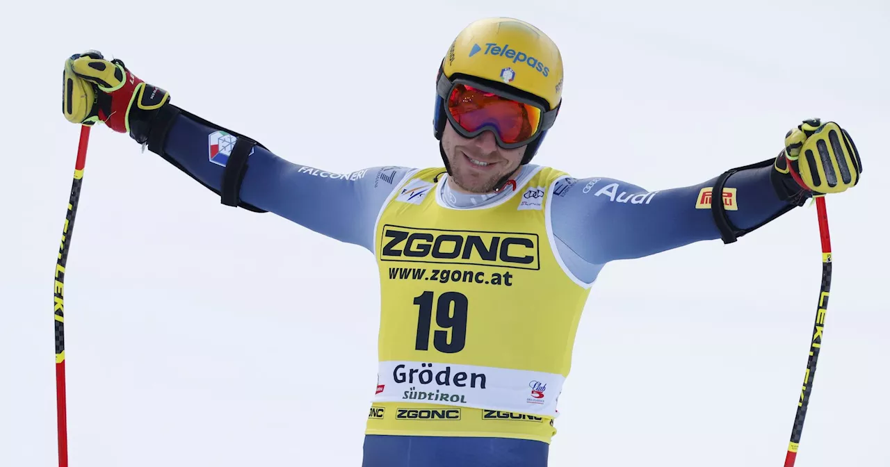 Super-G in Gröden: Lokalmatador Mattia Casse schlägt Dominator Marco Odermatt beim Heim-Weltcup in Südtirol