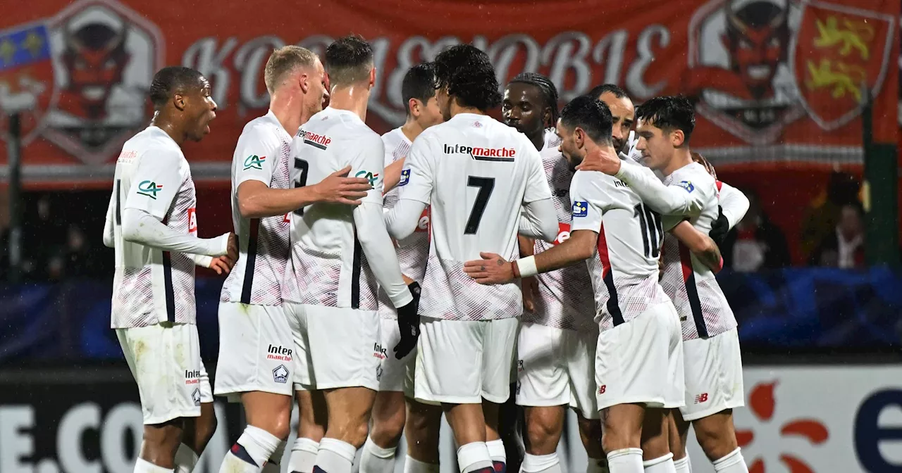 Coupe de France : service minimum pour Lille à Rouen et tous les autres résultats de la soirée