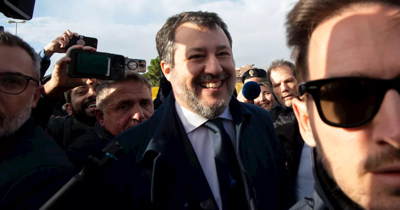 Open Arms, Salvini in aula a Palermo: 'Sono orgoglioso, oggi è una bella giornata'