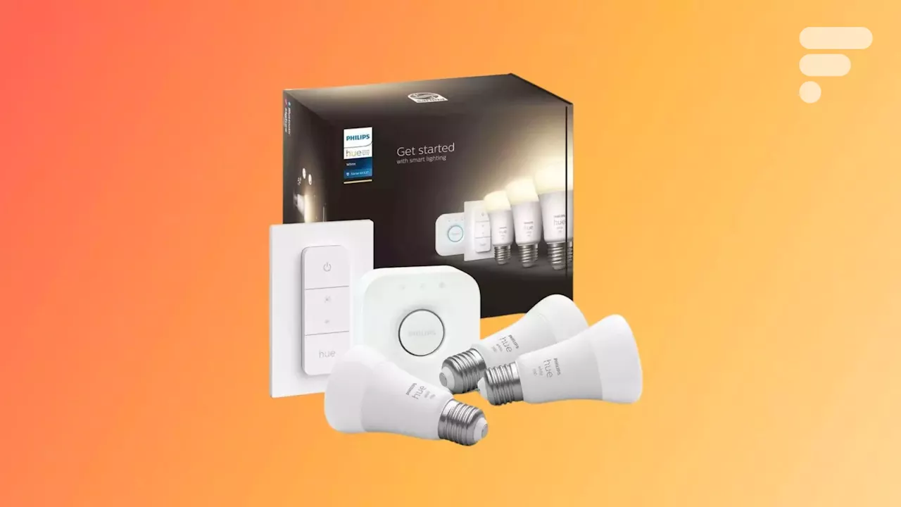 Aujourd’hui seulement : ce pack complet d’ampoules connectées Philips Hue est à moins de 60 €