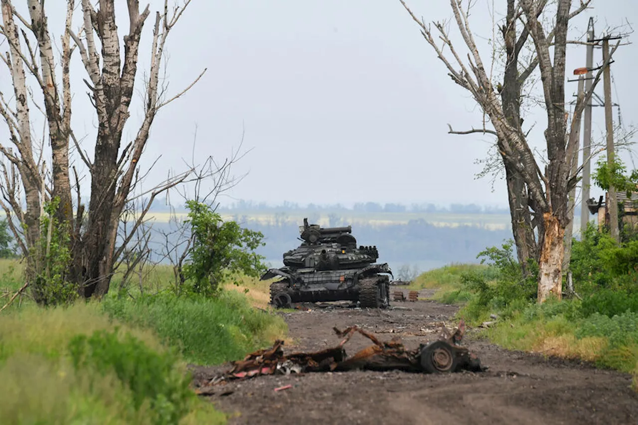 ВСУ потеряли танк Т-72 в Харьковской области