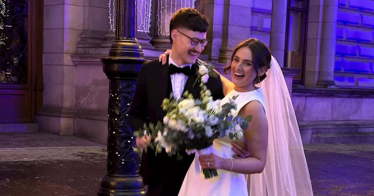 Smitten Glasgow couple get hitched and soak in the special moment at Christmas markets