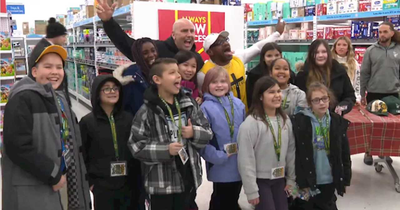 Edmonton Elks Spread Holiday Cheer with Shopping Spree for 300 Kids