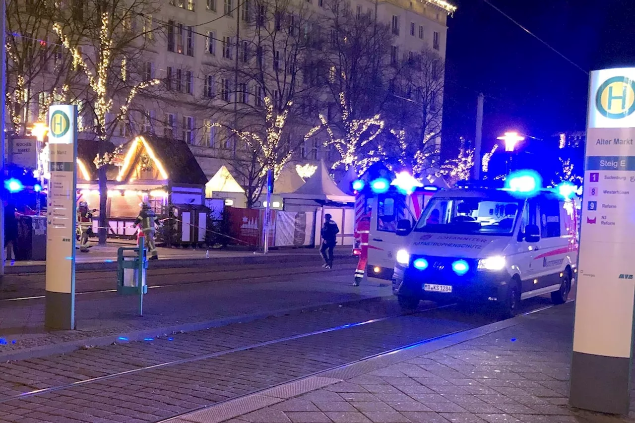 Car drives into a group of people at a Christmas market in Germany