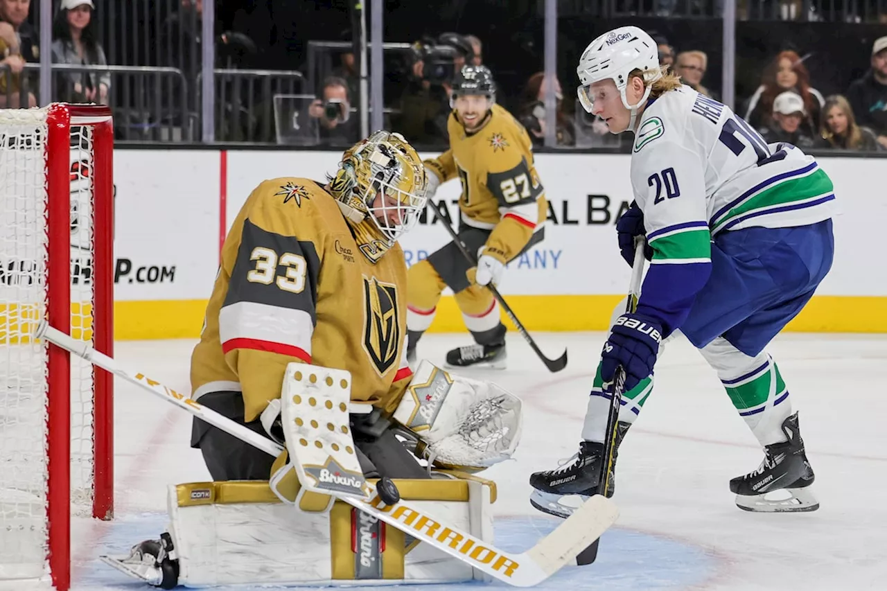 Golden Knights Overpower Canucks in Third Period