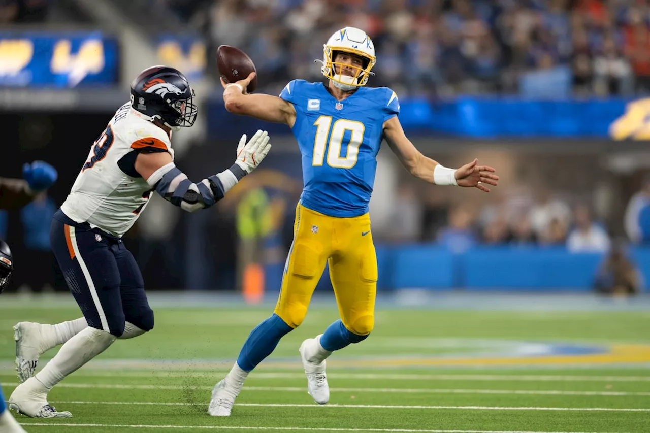 Herbert Leads Chargers Past Broncos, Keep Playoff Hopes Alive