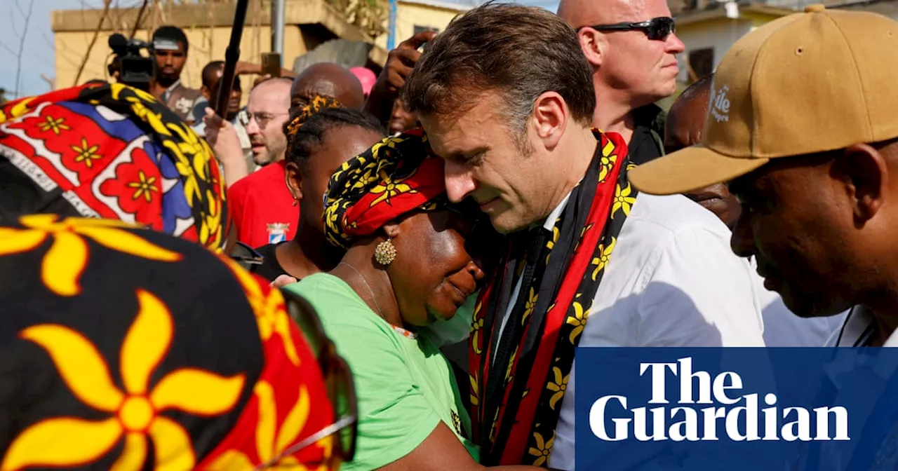 Cyclone Chido: locals demand more help from Macron on visit to Mayotte