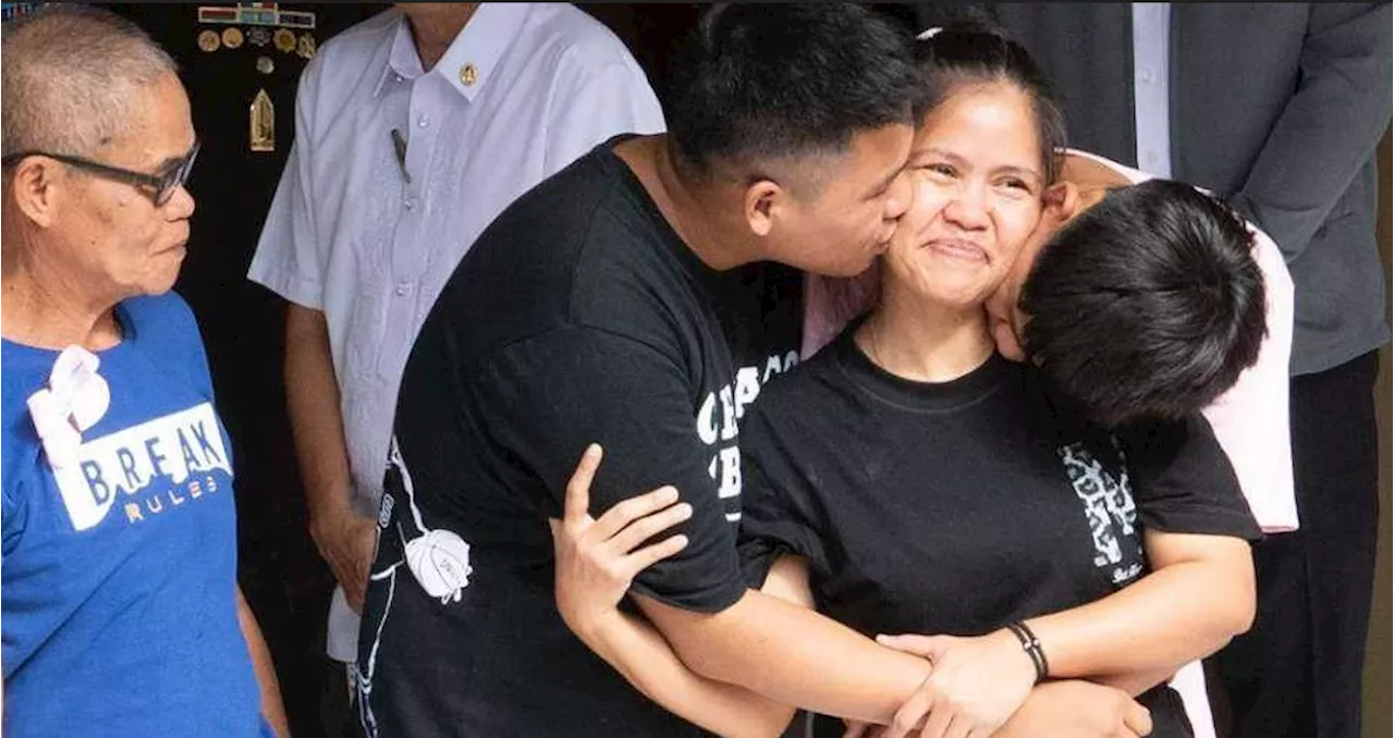 Filipina death row convict's return symbolizes hope