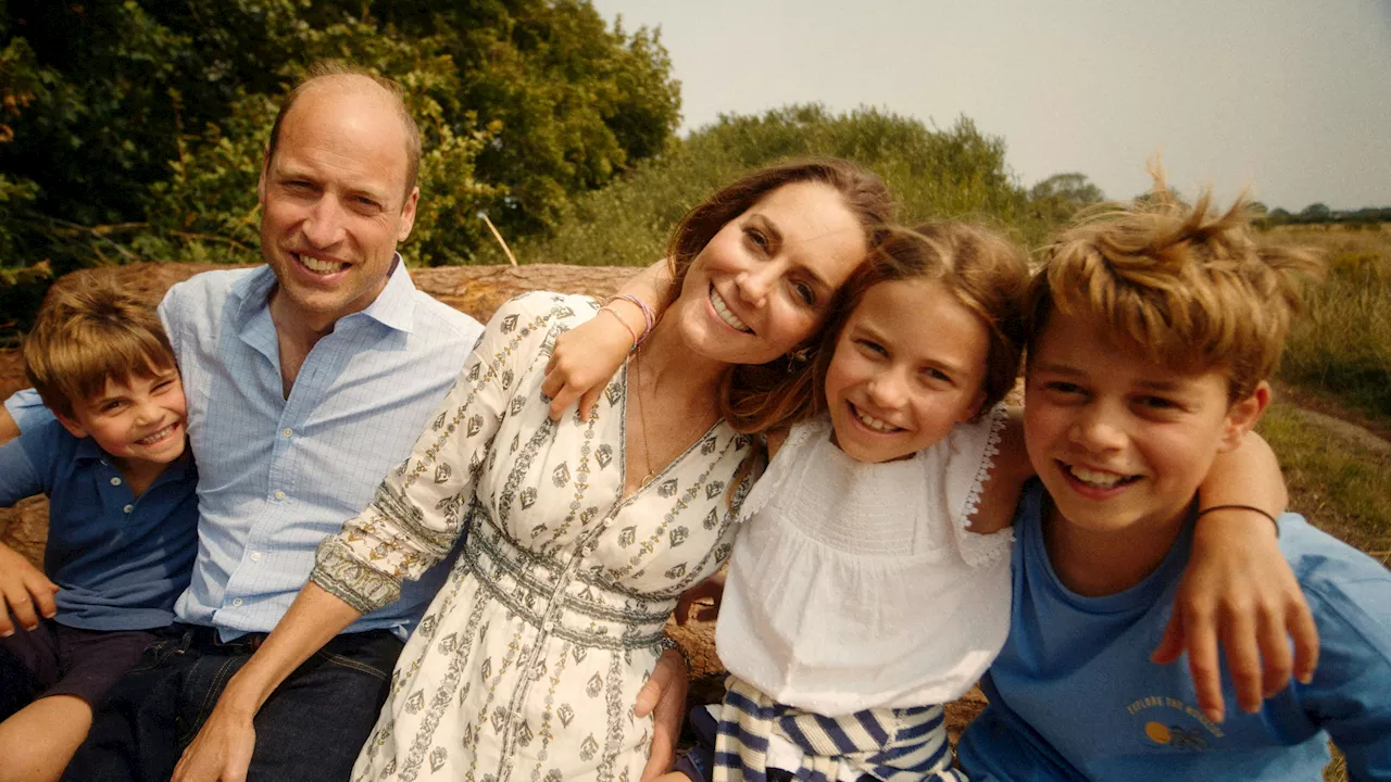 Ein hartes Jahr geht zu Ende - Endlich! Weihnachtskarte von Kate und William ist da