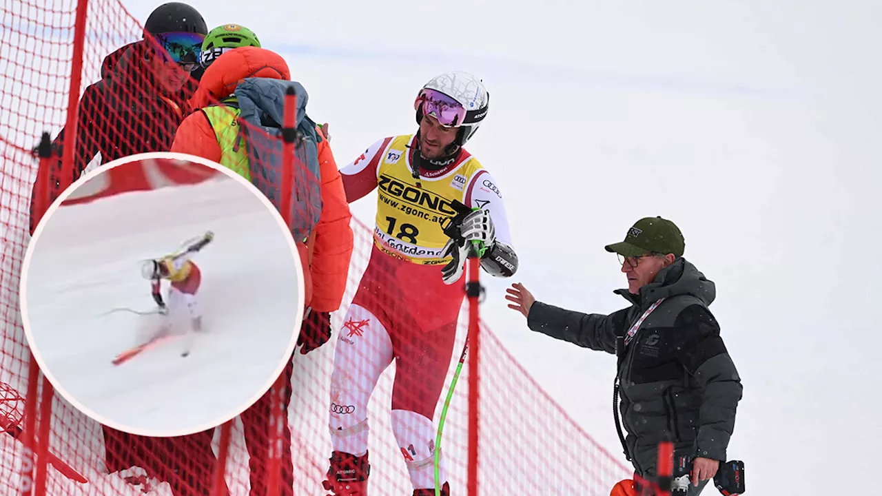 – ÖSV-Star stürzt, hat Schmerzen