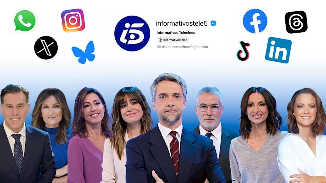 Informativos Telecinco, líder en TikTok en 2024: 3 millones de seguidores y 2.000 millones de visualizaciones