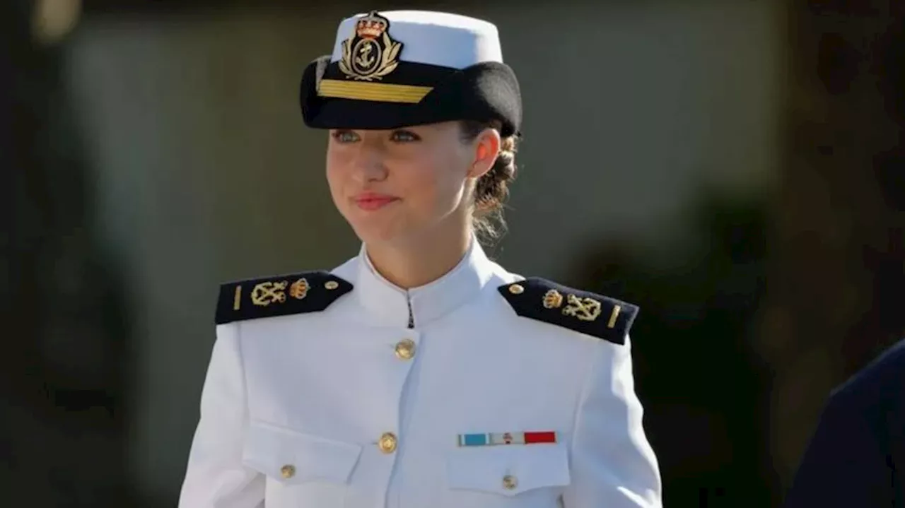 Leonor continúa su formación militar a bordo del Juan Sebastián de Elcano