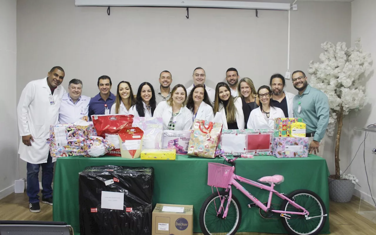 Hospital Geral de Nova Iguaçu participa da campanha 'Papai Noel dos Correios'