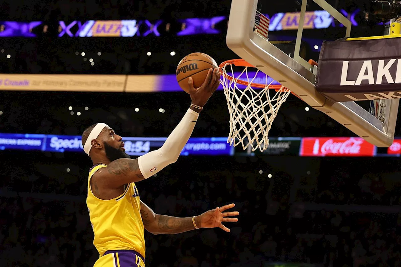 LeBron James bate recorde de lenda da NBA e alcança marca histórica no Los Angeles Lakers