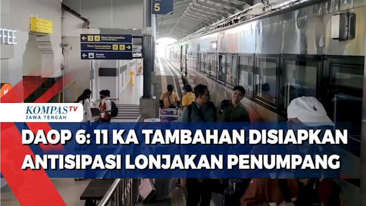 KAI Daop 6 Yogyakarta Siapkan 11 Kereta Tambahan untuk Nataru