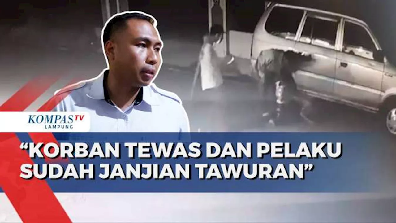 Polisi Ungkap Asal Usul Tawuran Fatal di Bandar Lampung