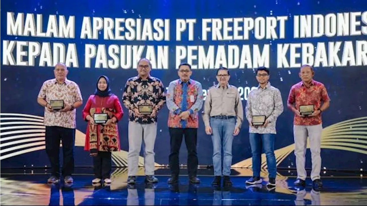 PTFI Apresiasi Dinas Pemadam Kebakaran Surabaya dan Gresik