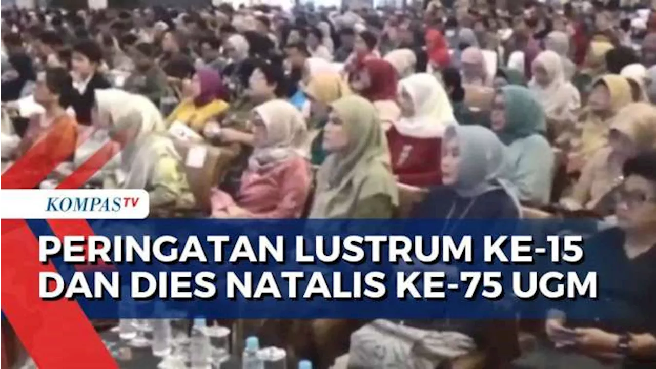 UGM Berikan Penghargaan kepada Tokoh Nasional dan Akademisi dalam Dies Natalis ke-75