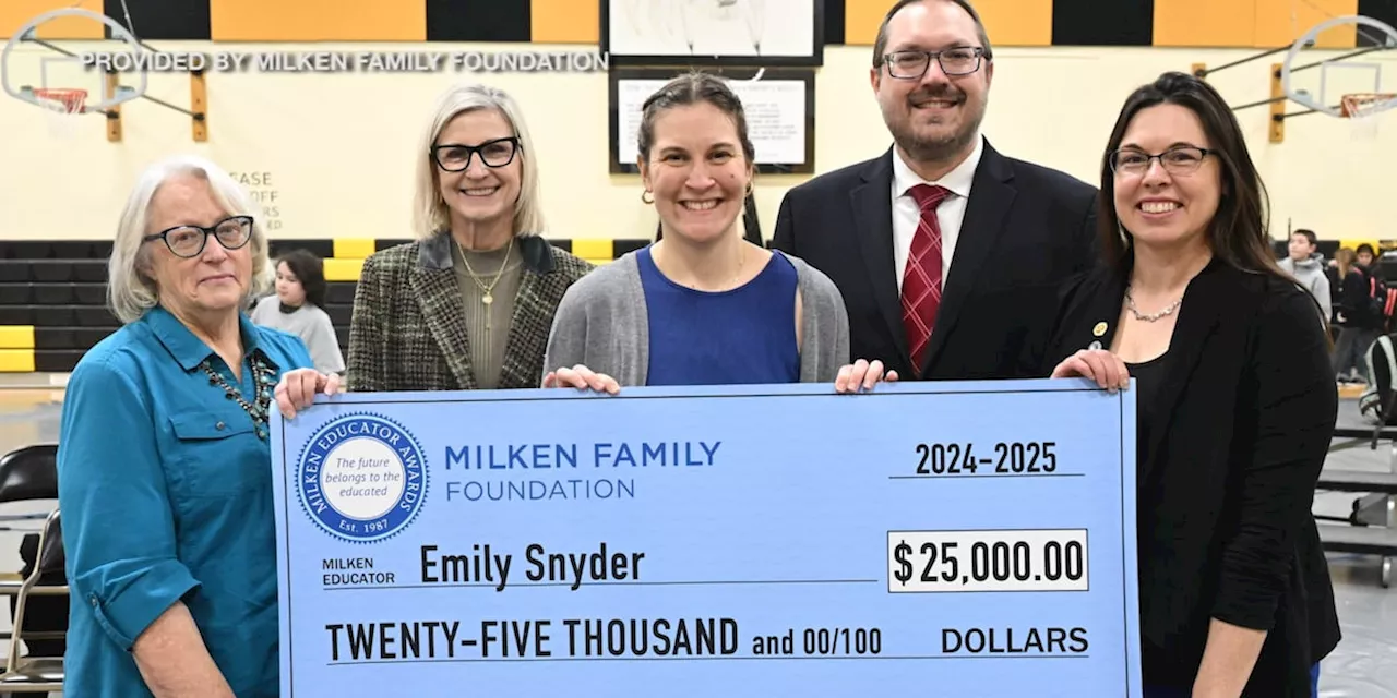 Alaska Teacher Receives Prestigious Milken Educator Award