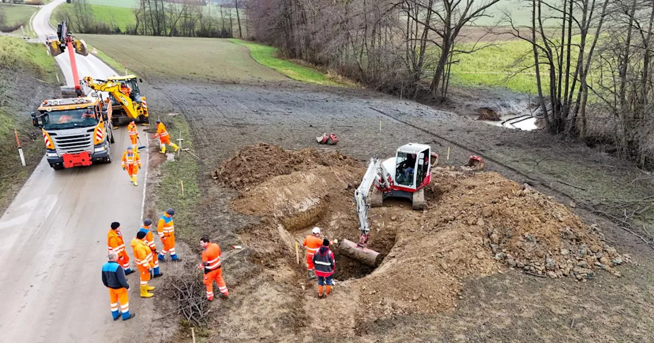 Gasleitung in Haag wieder in Betrieb